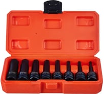 Набор головок ударных HEX, H6-H19, 8 шт, 1/2"DR Gigant G-12H6H19