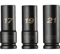 Торцевые головки 3 шт.: 17, 19, 21 мм, 1/2"DR RHDIS3PC Ryobi 5132006070