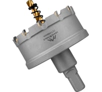 Коронка твердосплавная с центрирующим сверлом по металлу 68 мм vertextools 1819-68