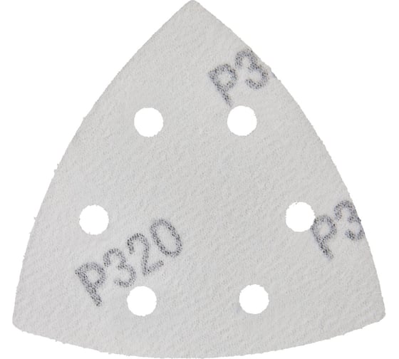 Шлифлист треугольный P320 5 шт Elitech 1820.157400 204333