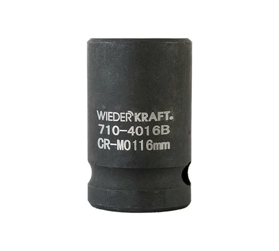Головка торцевая ударная 6-гранная (16 мм; 1/2DR) WIEDERKRAFT WDK-710-4016