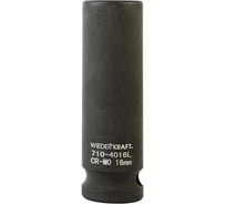 Головка торцевая ударная глубокая 6-гранная (16 мм; 1/2DR) WIEDERKRAFT WDK-710-4016L