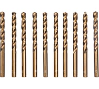 Сверло по металлу 7.5 мм, цх, вышлифованное, класс А1, Р6М5К5/М35, упаковка 10 шт WOLFSTAR dc00781