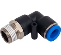 Фитинг цанговый угловой 10 мм, наружная резьба 3/8, пластик, тип PL, 10 шт TITAN LOCK TLP-PL10-03_10