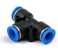 Фитинг SPE04 Т-образный 4 мм тройник Pegas pneumatic 5601