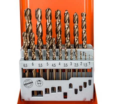 Набор сверл (19 шт; 1-10х0.5 мм; HSS-Co5) PROJAHN 60319