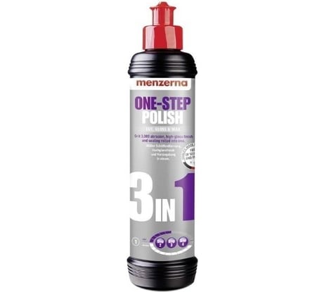 Паста полировальная среднеабразивная Menzerna One step polish 3 in 1 250мл 22748.281.870