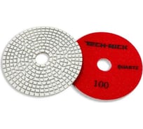 Круг алмазный гибкий шлифовальный АГШК Quartz 100x3.0 мм, №100 кварц wet TECH-NICK 111.120.9541