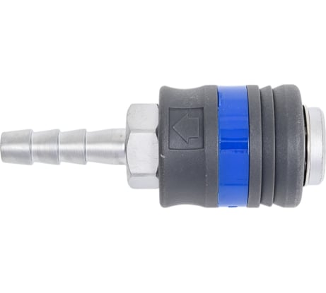 Разъем "мама" быстросъемный - елочка 8 мм, с пластиковой муфтой NORDBERG NPF08P