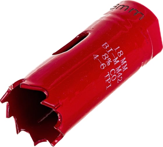 Коронка биметаллическая М42 Cobalt 8% 18 мм Pilorama 570018