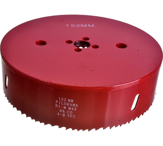 Коронка биметаллическая М42 Cobalt 8% 152 мм Pilorama 570152