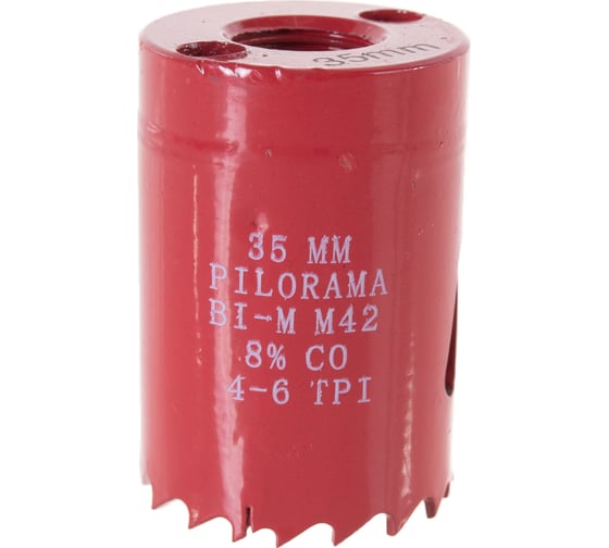 Коронка биметаллическая М42 Cobalt 8% 35 мм Pilorama 570035