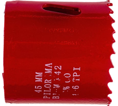 Коронка биметаллическая М42 Cobalt 8% 45 мм Pilorama 570045