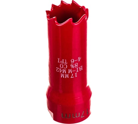 Коронка биметаллическая М42 Cobalt 8% 17 мм Pilorama 570017