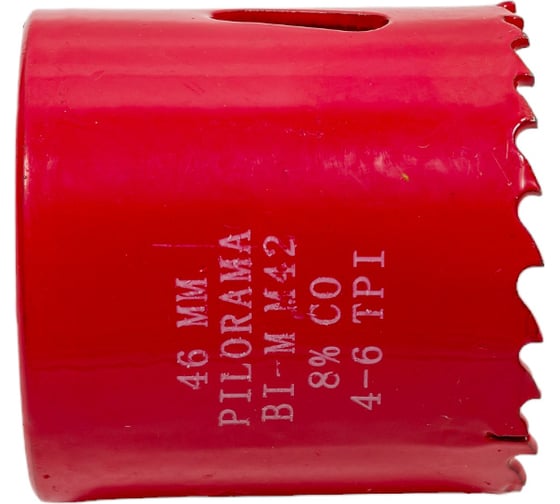 Коронка биметаллическая М42 Cobalt 8% 46 мм Pilorama 570046