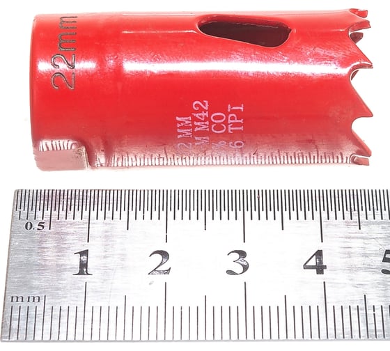 Коронка биметаллическая М42 Cobalt 8% 22 мм Pilorama 570022