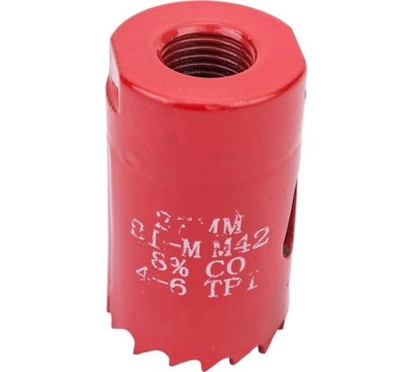 Коронка биметаллическая М42 Cobalt 8% 27 мм Pilorama 570027