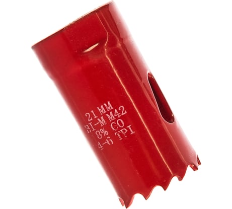 Коронка биметаллическая М42 Cobalt 8% 21 мм Pilorama 570021