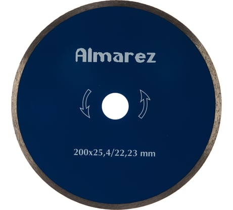 Диск отрезной алмазный Керамика (200х25.4/22.23 мм) Almarez 302200