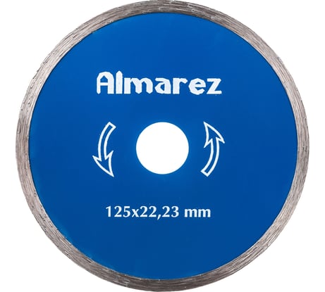 Диск отрезной алмазный Керамика тонкий (125х1.2х22.23 мм) Almarez 302125