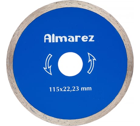 Диск отрезной алмазный Керамика (115х22.23 мм) Almarez 302115