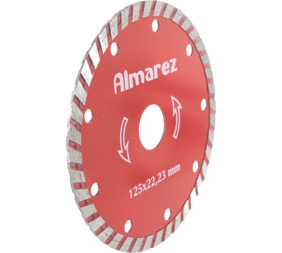 Диск отрезной алмазный Турбо (125х22.23 мм) Almarez 301125