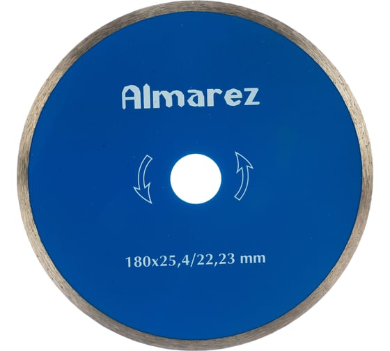 Диск отрезной алмазный Керамика (180х25.4/22.23 мм) Almarez 302181