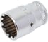 Головка торцевая SUPER TECH 1/4 DR, 13 мм,1/2 ,E16 Jonnesway 46199 S68H2113 1