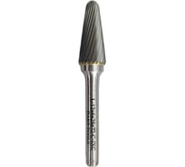 Борфреза сфероконическая форма DAKSTOOLS L-12мм, C-одинарная насечка L-1262872-C-J
