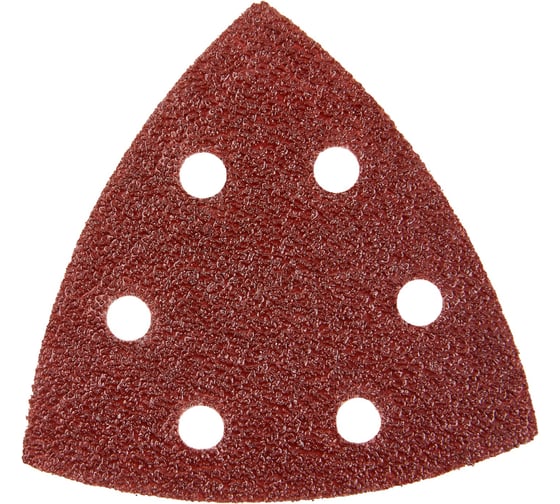 Шлифлист треугольный P40, 5 шт 1820.156800 Elitech 204327 1
