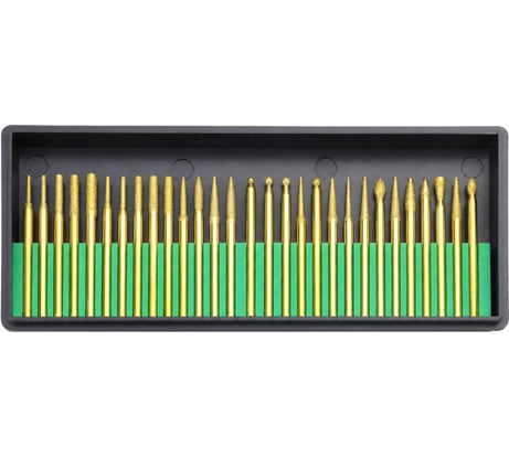 Набор алмазных шарошек 30 шт, 3.0x45 мм Diamond Industrial DIDAS30