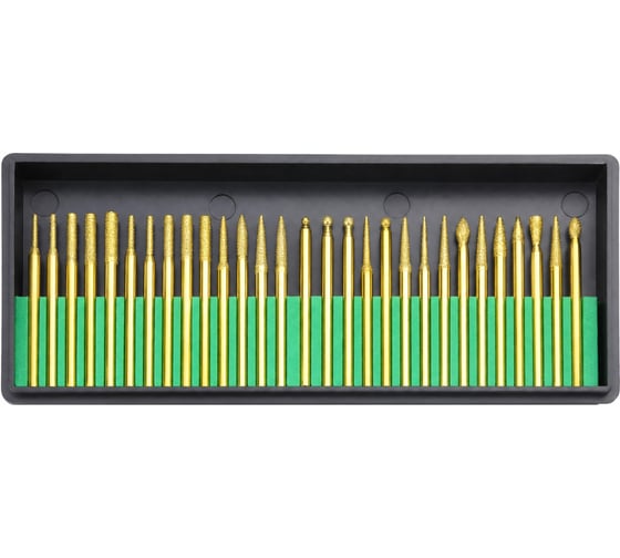 Набор алмазных шарошек 30 шт, 3.0x45 мм Diamond Industrial DIDAS30