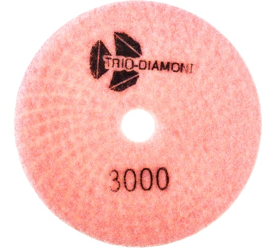 Круг алмазный гибкий шлифовальный Черепашка № 3000 125 мм TRIO-DIAMOND 353000