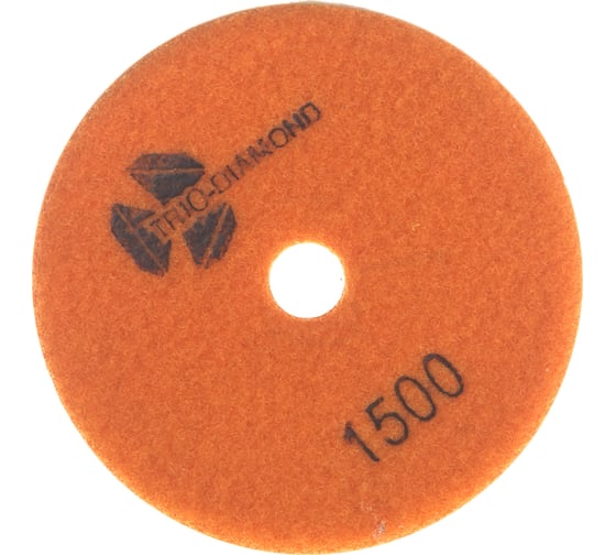 Круг алмазный гибкий шлифовальный Черепашка № 1500 125 мм TRIO-DIAMOND 351500