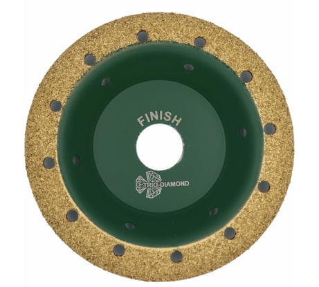 Чашка по дереву круглая Grand шаг 5 Finish 125 мм TRIO-DIAMOND 390105