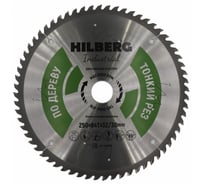 Диск пильный по дереву тонкий рез Industrial (250x32/30 мм; 64Т) Hilberg HWT259 16231114