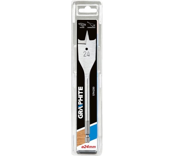 Сверло по дереву 24x152 мм GRAPHITE 57H230