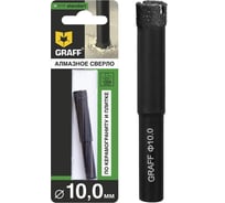 Сверло алмазное по керамограниту и плитке 10 мм Standart в блистере GRAFF 781065