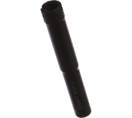 Сверло алмазное по керамограниту и плитке 10 мм Standart в блистере GRAFF 781065