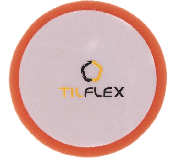 Круг полировочный 150х30 мм, липучка 125 мм, оранжевый TILFLEX 3007CO