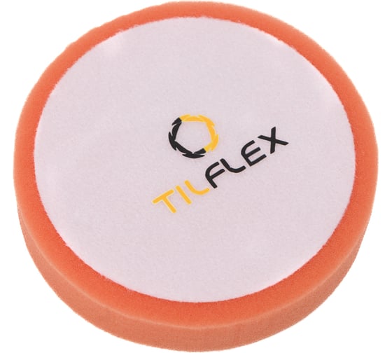 Круг полировочный 150х30 мм, липучка 125 мм, оранжевый TILFLEX 3007CO