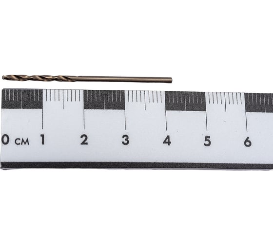 Сверло по металлу (1.6х20х43 мм; ц/х; Р6М5К5) Туламаш ТМ 55388