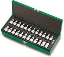 Набор бит 1/2"DR, 24 предмета TOPTUL GAAD2402