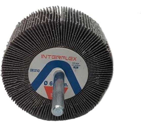 Шлифовальная лепестковая головка AC621X 30x15x6 мм, Р40 Interflex 2044401004 1