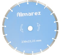 Диск отрезной алмазный Кирпич/блок (230х22.23 мм) Almarez 304230