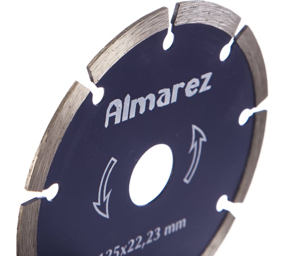 Диск отрезной алмазный Кирпич/блок (125х22.23 мм) Almarez 304125