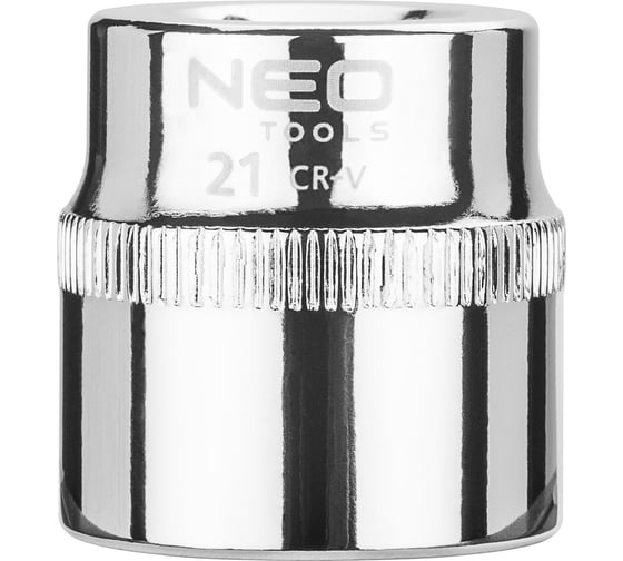 Головка сменная шестигранная длинная (21 мм; 3/8") NEO Tools 08-121