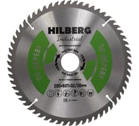 Диск пильный Hilberg Industrial Дерево 200x32/30x60Т HW205