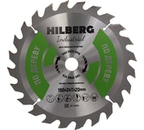 Диск пильный Hilberg Industrial Дерево 190x20x24Т HW194