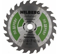 Диск пильный Industrial Дерево (190x20 мм; 24Т) Hilberg HW194 16226528